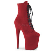8" Heel FLAMINGO-1020FS Red Suede